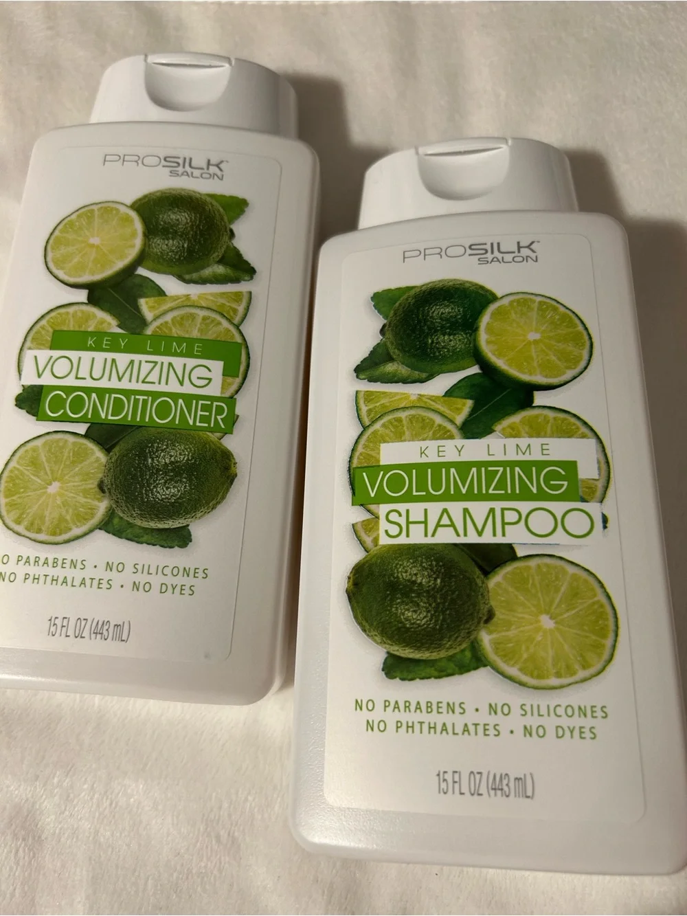 Prosilk Salon Volumizing Key Lime Shampoo And Conditioner Set 15 FI Oz